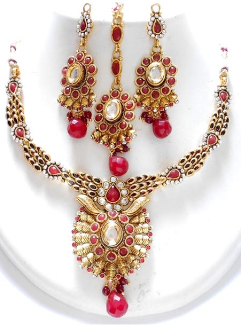 Polki Necklace Set